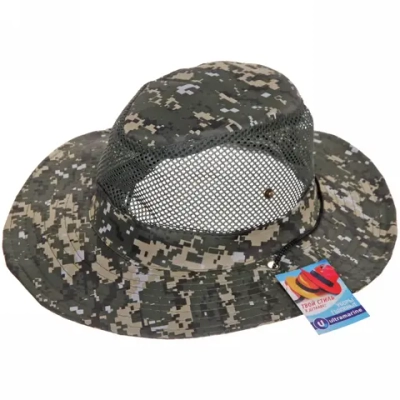 Шляпа мужская с клепками и сеткой «Tourist», микс 5 цвтов, 58р, ширина полей 7,5см