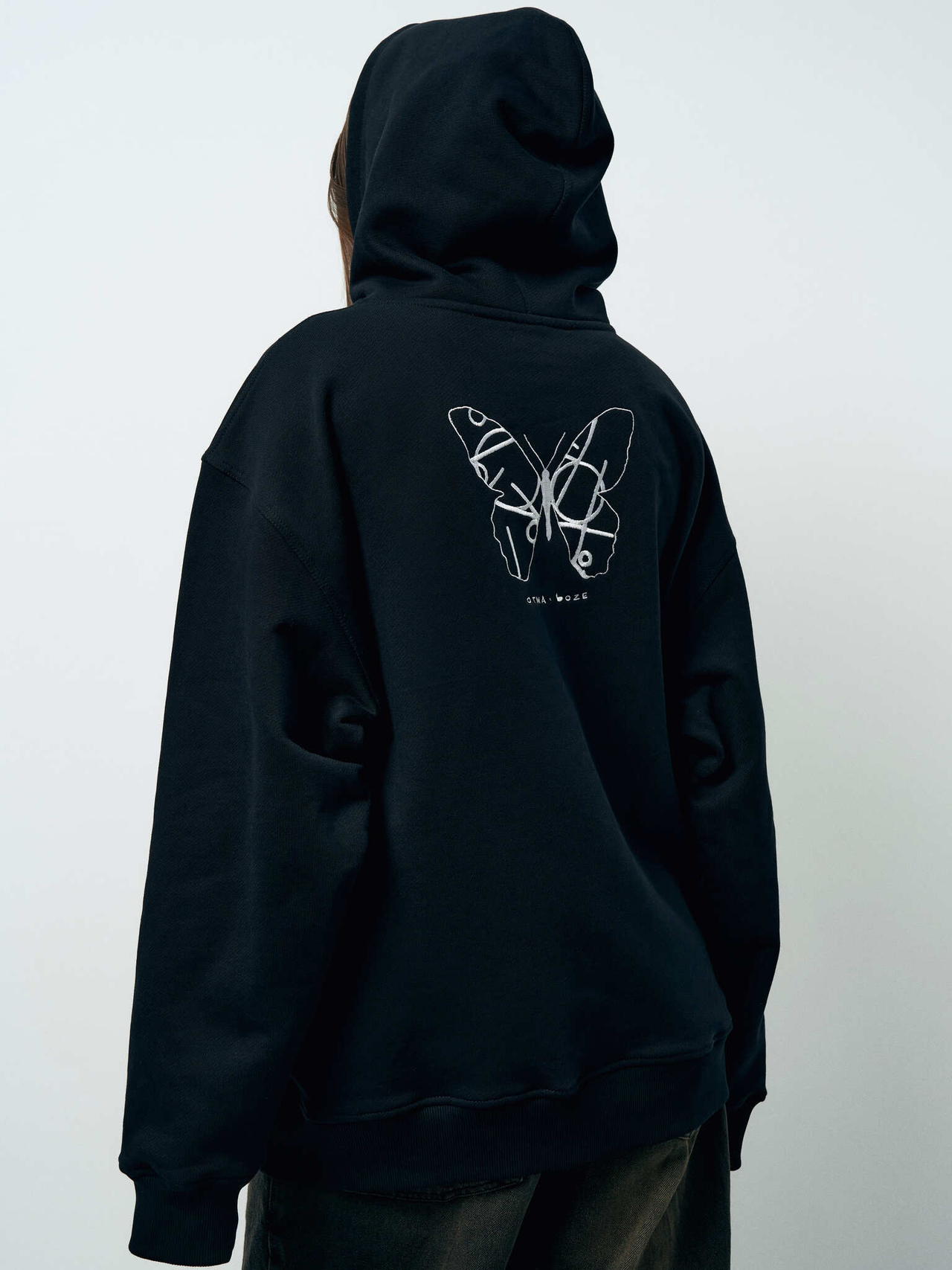 Худи на молнии "OTMA x BOZE"