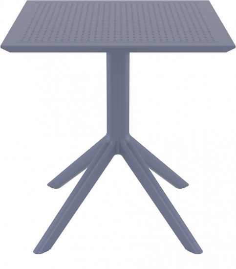 Стол пластиковый Sky Table 70 темно-серый