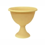 Кашпо-вазон ЛИВИЯ D310мм 7л низкий Белая Глина 0,33,31х0,31м (комплект 12 шт)