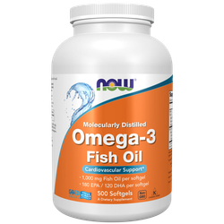 Now Foods Omega-3 1000 mg 100 / 200 / 500 softgel, Омега-3, Рыбий жир