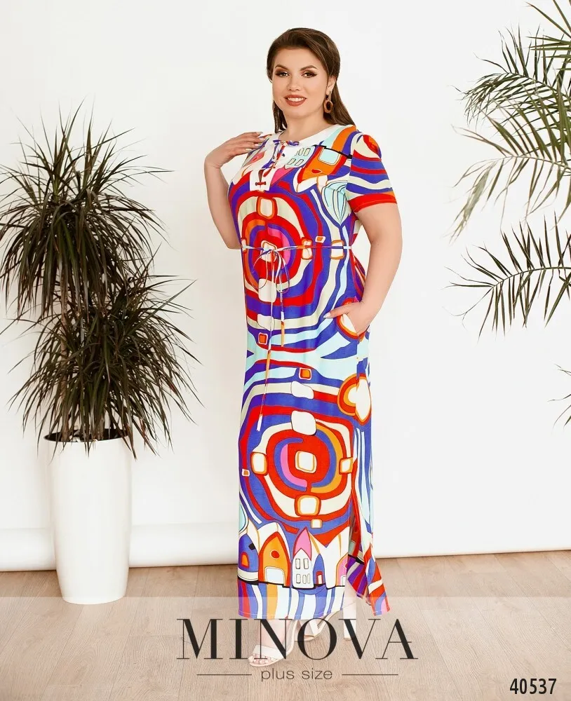 Платье 440Б-электрик Minova