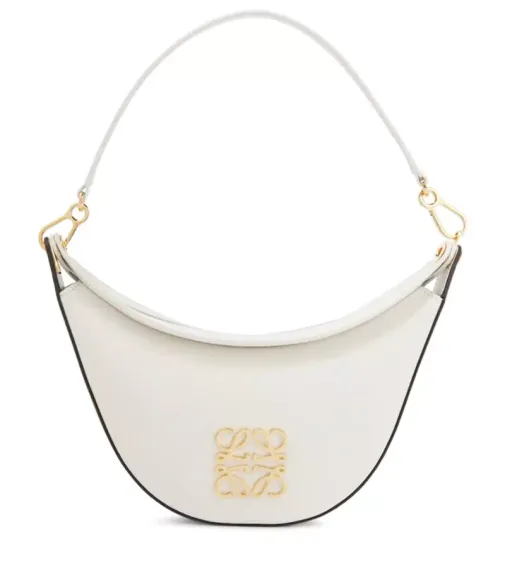 Сумка через плечо Loewe Luna Anagram с украшением белый