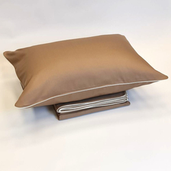 Постельное белье 2 спальное евро Сlaire&Caroll Lune темно-бежевое