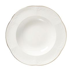 Тарелка глубокая 275 мл d 23 см h4,2 см Gold Aristocrat Noble [6]