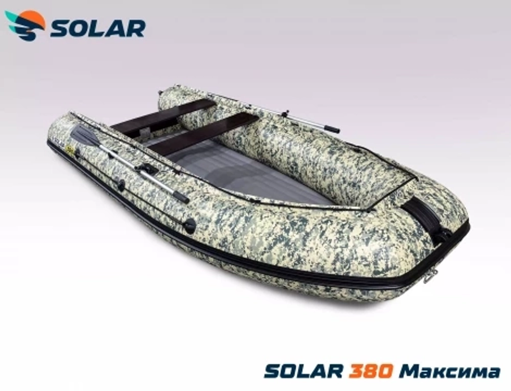 Лодка надувная моторная solar-380 к (максима)