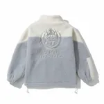 Куртка YMKASHIX Furry HTF Big Logo Пыльно-Синяя