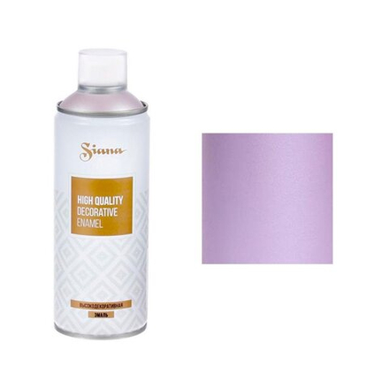Краска-спрей матовая "Siana high quality" 0,52л (Жемчужный-сиреневый)