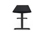 Регулируемый компьютерный стол Bazalt с регулировкой по высоте — столешница МДФ Черный
