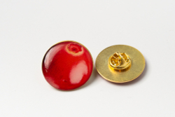 Значок металлический под смолой 25мм