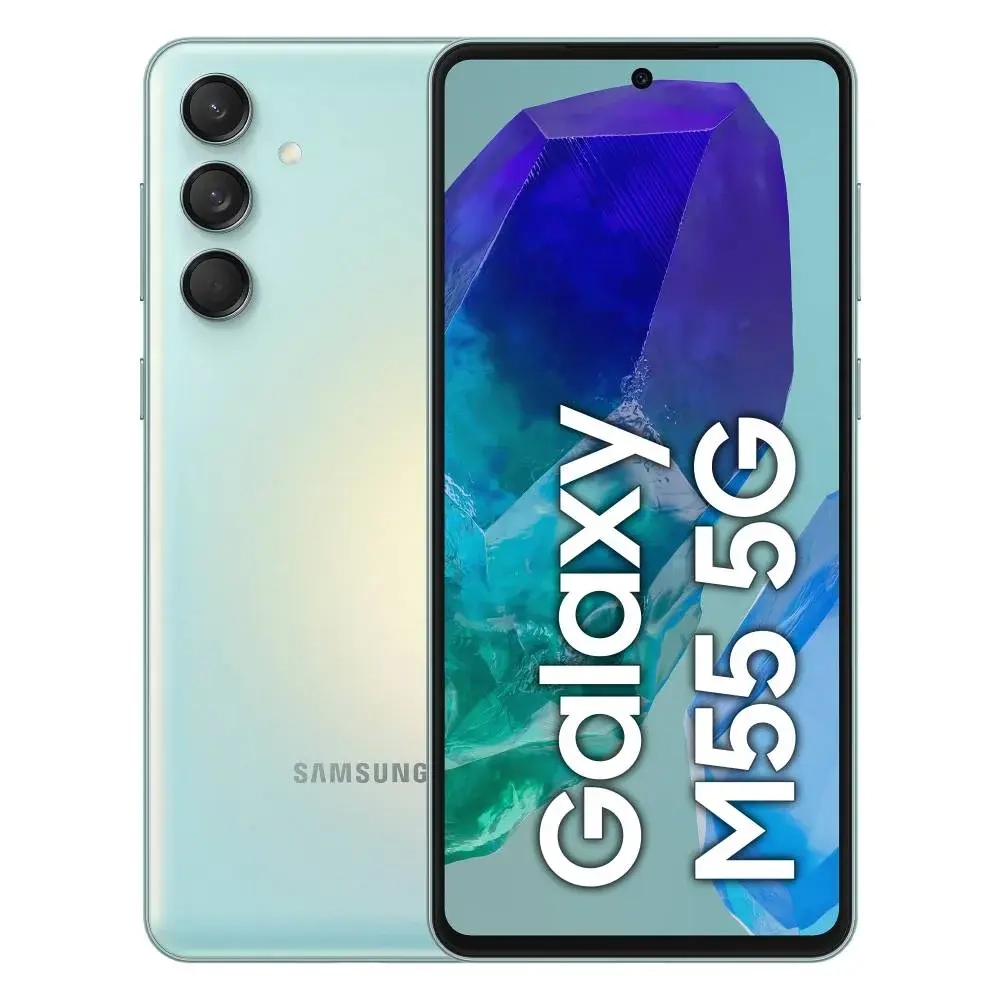 Смартфон Samsung Galaxy M55 128 ГБ зеленый