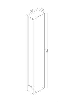 Ландшафтный светодиодный светильник Maytoni Hof O422FL-L12GF