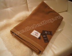 Одеяло тканое из 100% верблюжьей шерсти Gobi - 200x250 см.  (шерстяное) (Арт. B03cl08)  - камел