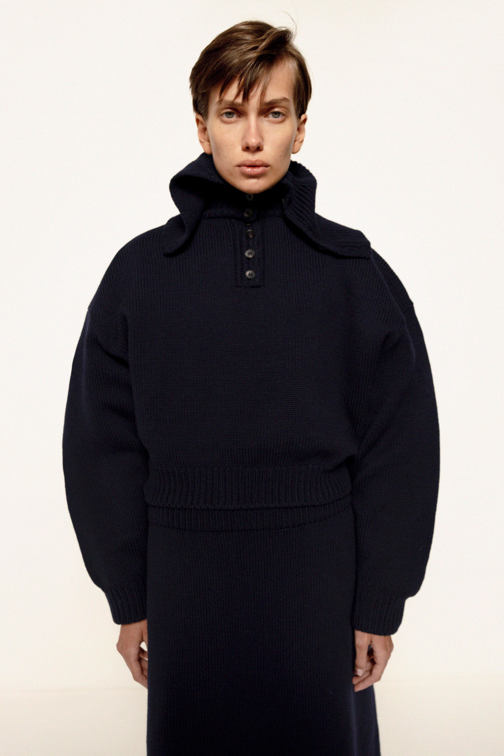 Джемпер с высоким горлом 26.NP.4.CLO.05.16, синий