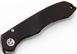 Нож Marfione Custom Anax Integral Frame Lock Knife Black Aluminumфотография - 5