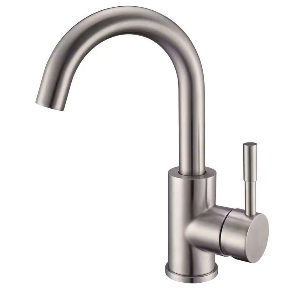 Смеситель для раковины, Komrad, с картриджем, нерж, SUS124-001F-1