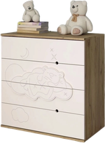 Комод 3Д Мишки на облаке