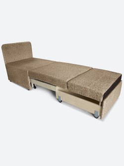 Кресло-кровать "Миник" Rich Beige (бежевый), купон "Котенок с когтями"