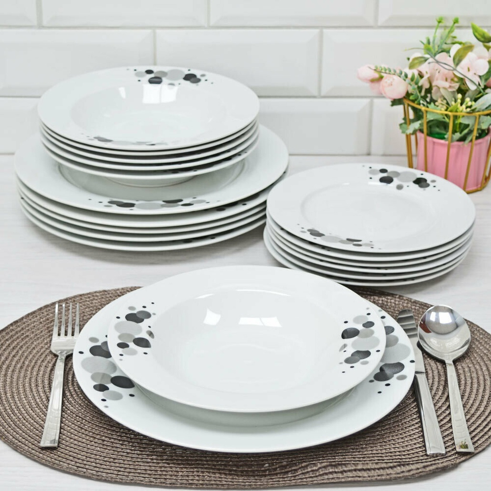 Столовый сервиз 18 предметов "DAY & NIGHT" BK-9809