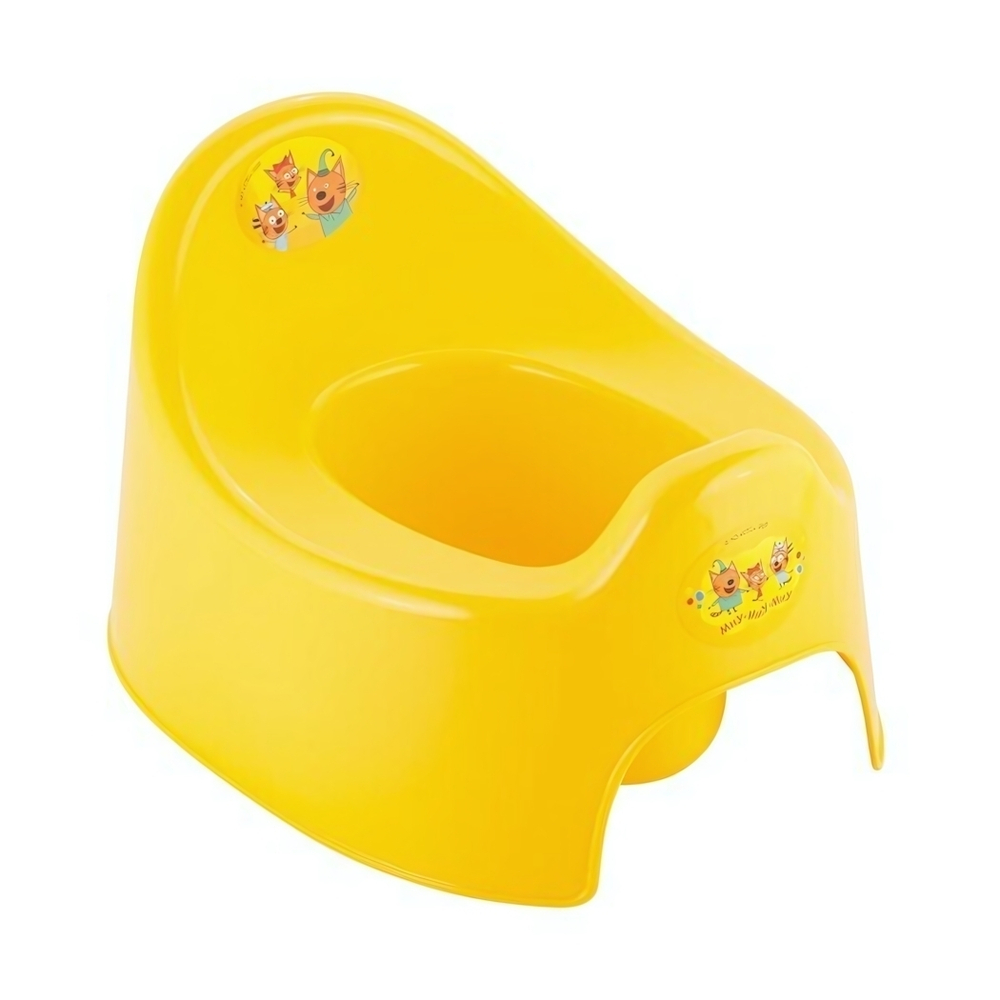 Горшок детский Lalababy Три Кота желтый