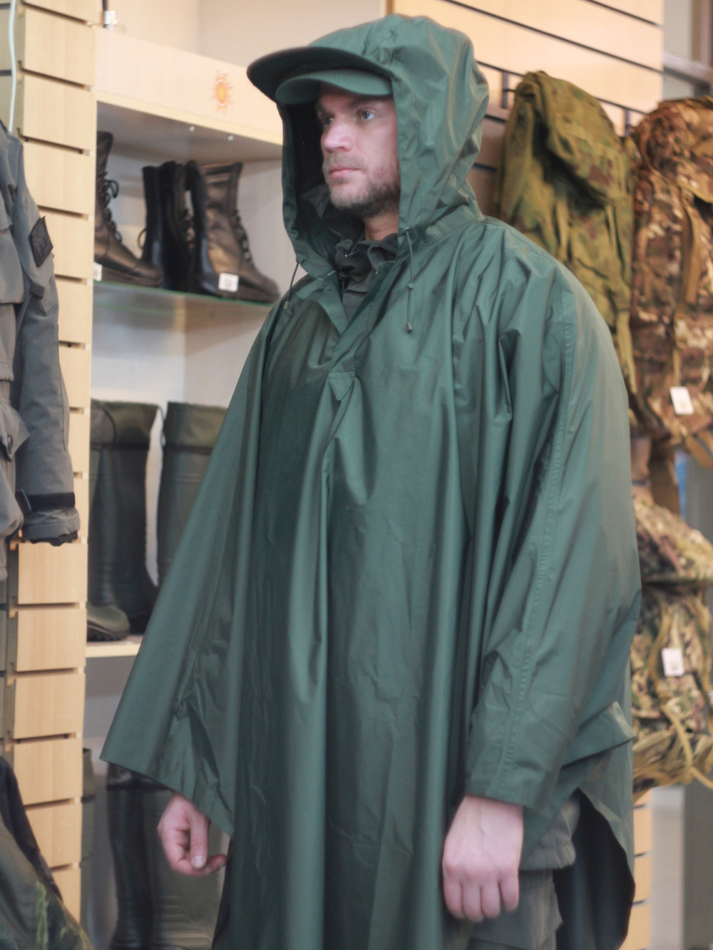 Плащ-накидка Болото PVC