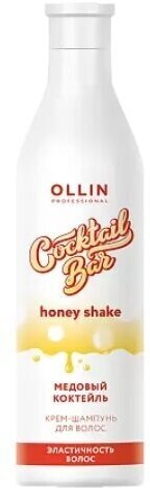 OLLIN Cocktail BAR Крем-шампунь "Медовый коктейль" Эластичность волос 500мл