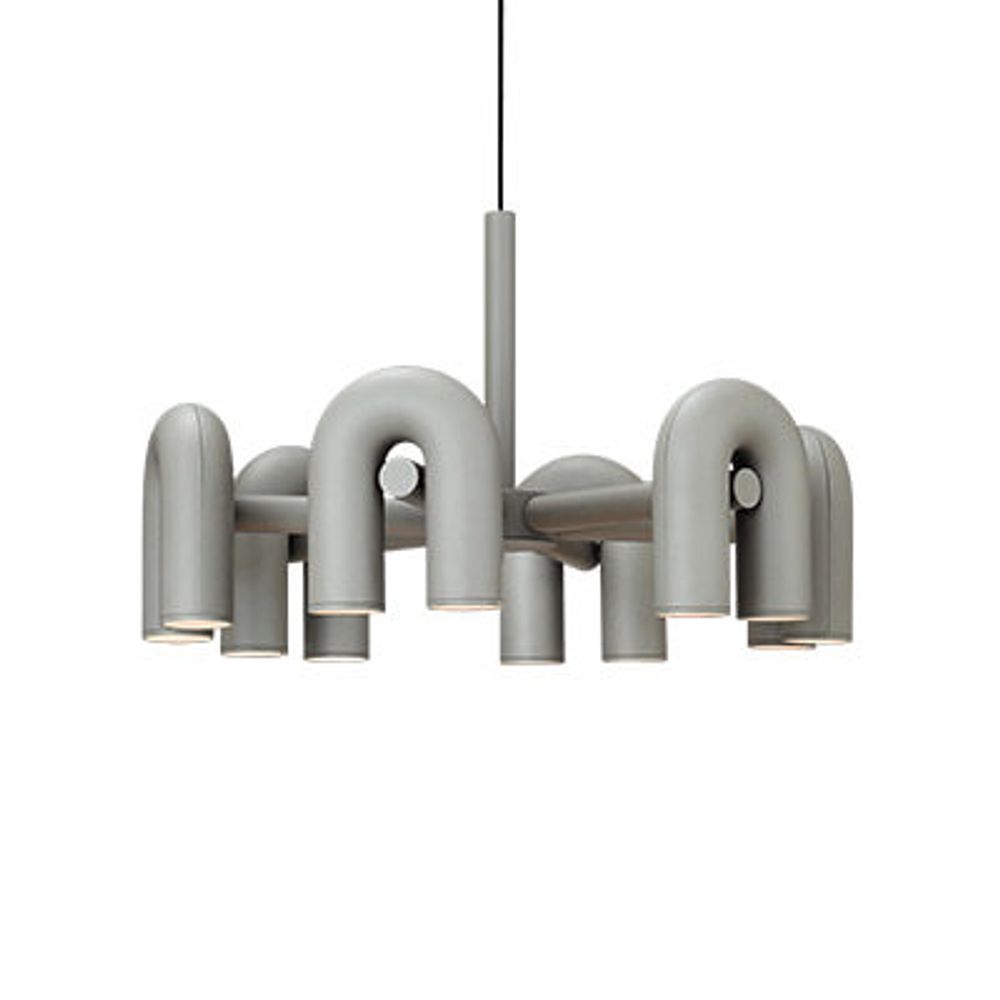 Подвесной дизайнерский светильник Cirkus by AGO Lighting (6 плафонов/серый)