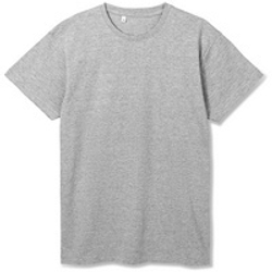 Футболка унисекс T-Bolka 180, серый меланж
