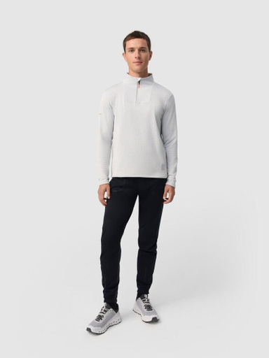 Зимняя беговая рубашка GRI Лонг 5.0 мужская светло-серая