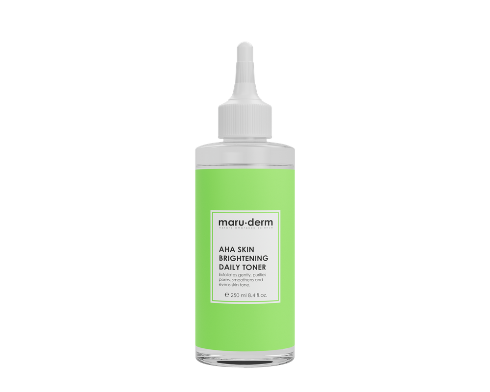 Maruderm Отбеливающий кожу тоник с AHA-кислотами против пигментных пятен AHA Skin Brightening Daily Toner 250 мл