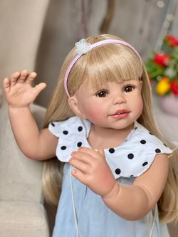 Кукла Реборн ростовая 70см в пакете (FA-254)