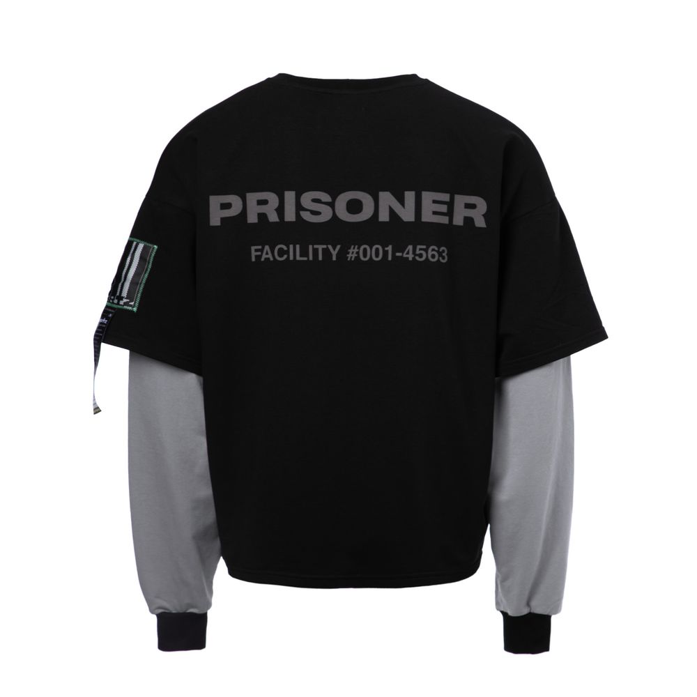 Лонгслив Heartz Prisoner Layered Kimono черный