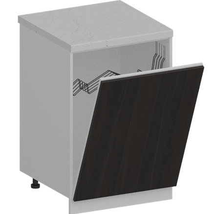 Кухня Модуль ШНВ 600 Белый / Ликата