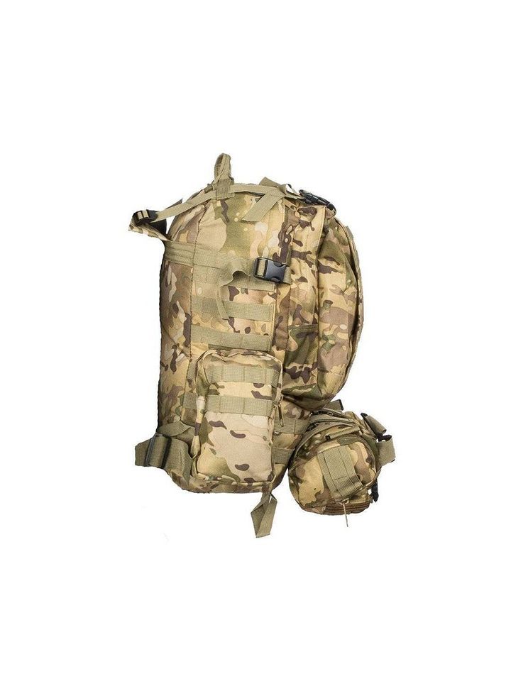 Рюкзак тактический с подсумками 35-50л (мультикам)