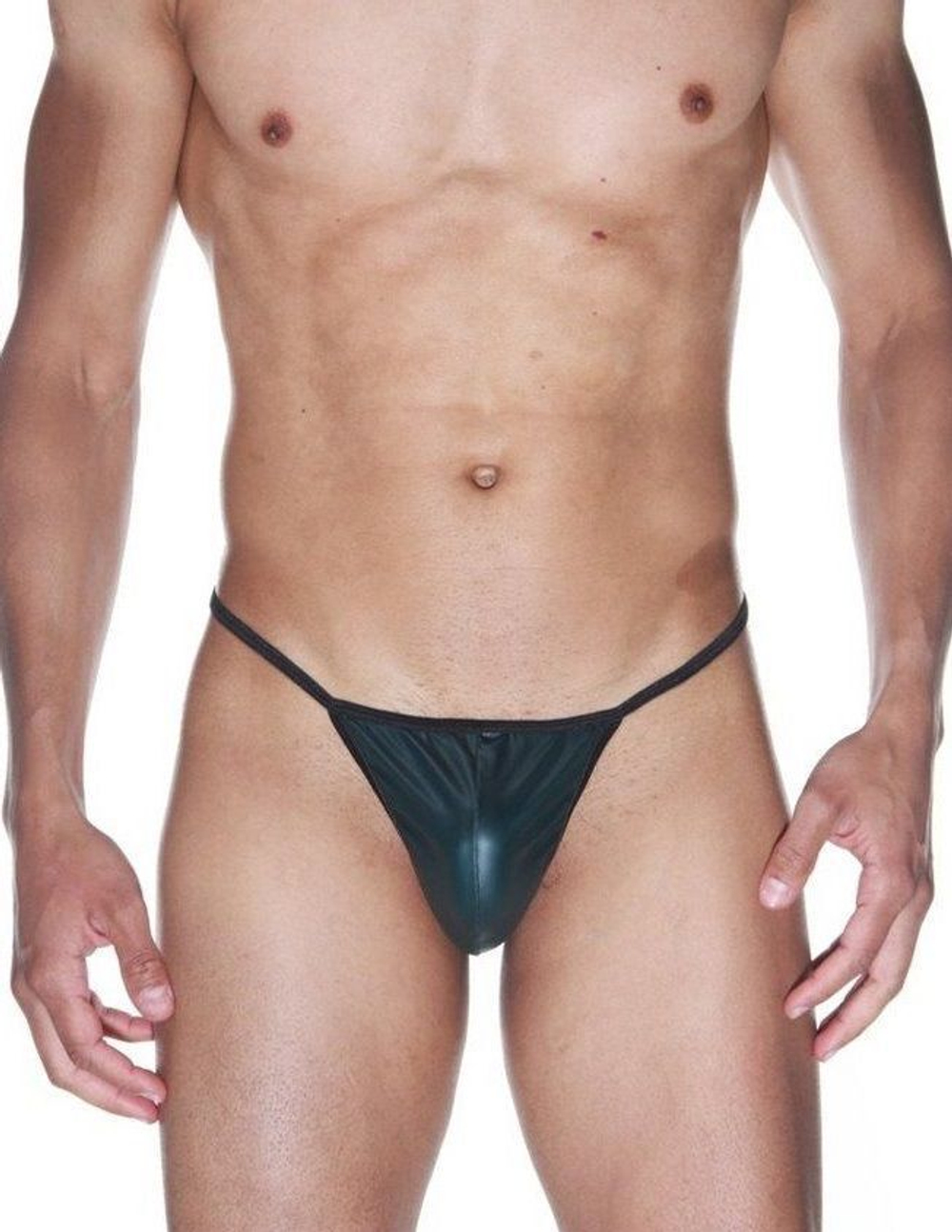 Мужские трусы-стринги изумрудного цвета (Размер: L-XL) (Цвет: изумрудный)