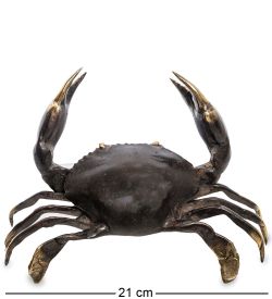 Decor and Gift 24-109 Фигура «Краб» бронза (о.Бали)
