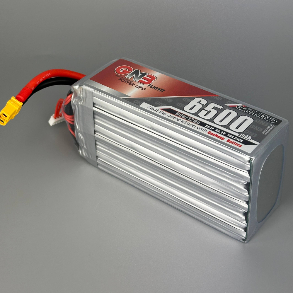 Аккумулятор GNB 6500mah 6S 60C (XT60)