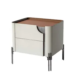 Прикроватная тумбочка 4452 с двумя ящиками