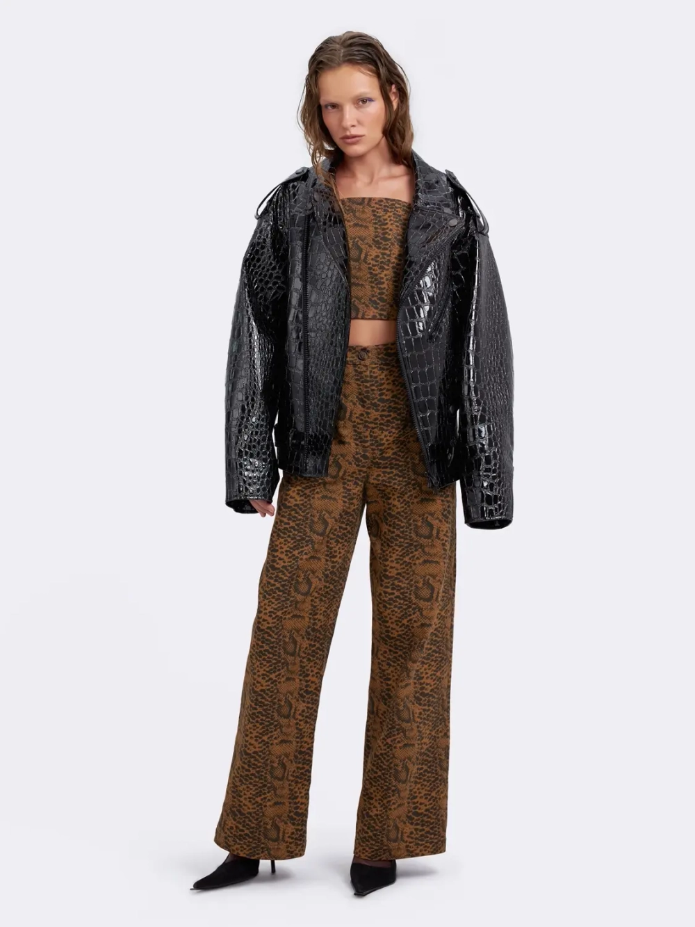 Косуха черная из экокожи Ola Ola OLA OLA