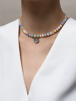 Чокер "Kill My Mind" из селенита Silver