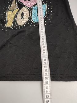 Джемпер с блестящим принтом 46 размер