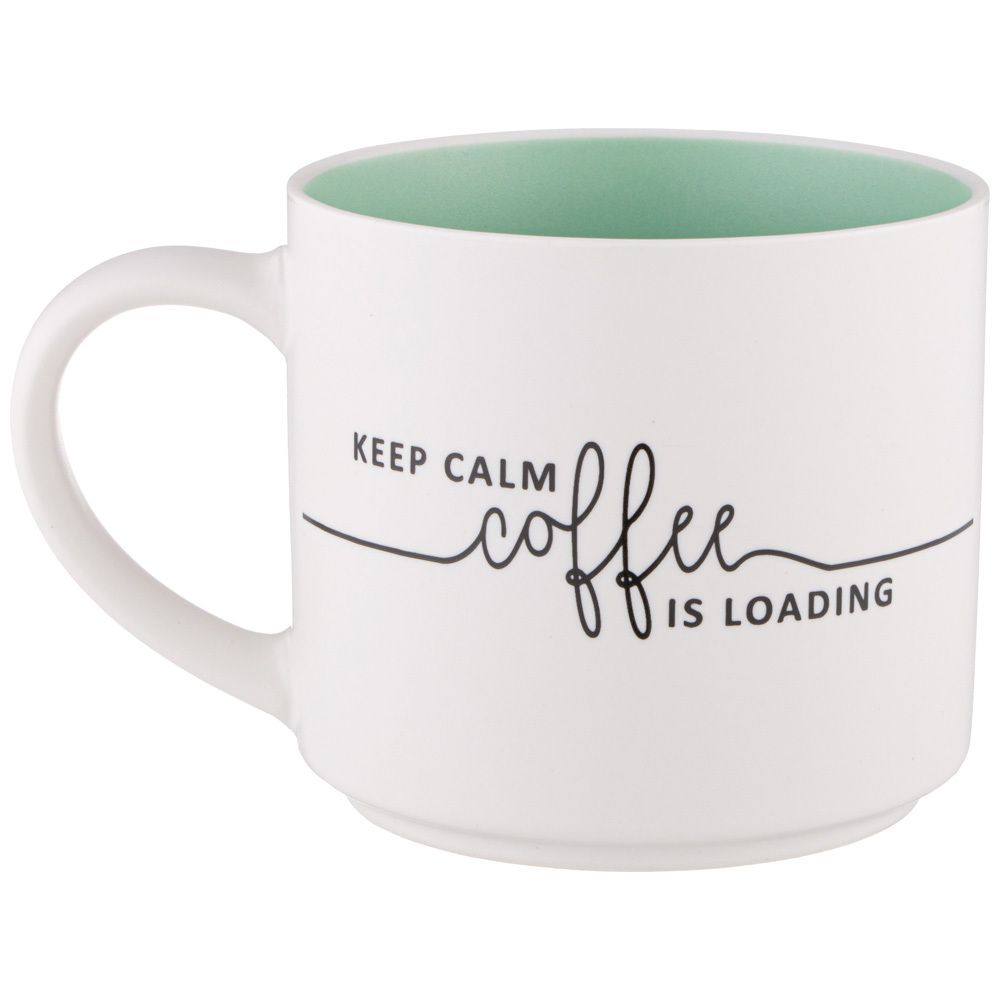 КРУЖКА "KEEP CALM COFFEE IS LOADING" 470 МЛ