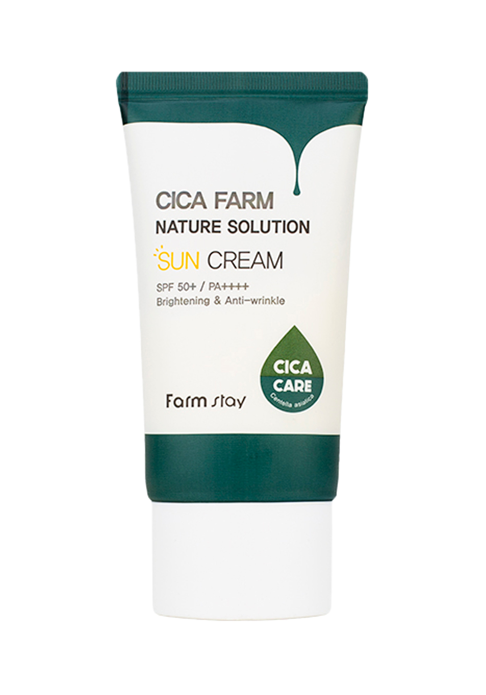 FarmStay Cica Farm Nature Solution Sun Cream Восстанавливающий солнцезащитный крем, SPF50+