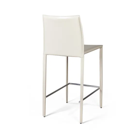 Полубарный стул Rolf бежевая кожа