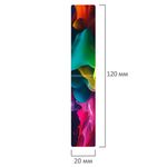 Закладки для книг МАГНИТНЫЕ, "АССОРТИ 5 ДИЗАЙНОВ ABSTRACTION", 6 штук, 60x20 мм, FUNSTER (ФАНСТЕР), 116653