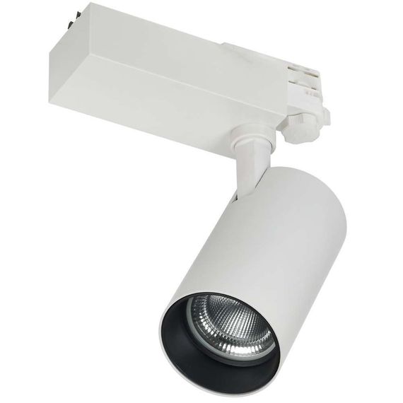 LIGHTING Светильник светодиодный трековый 302 PRO 30Вт 4000К трехфазный 36град белый (3шт/упак) IEK LDSK-0-302-30-4000-K01-3