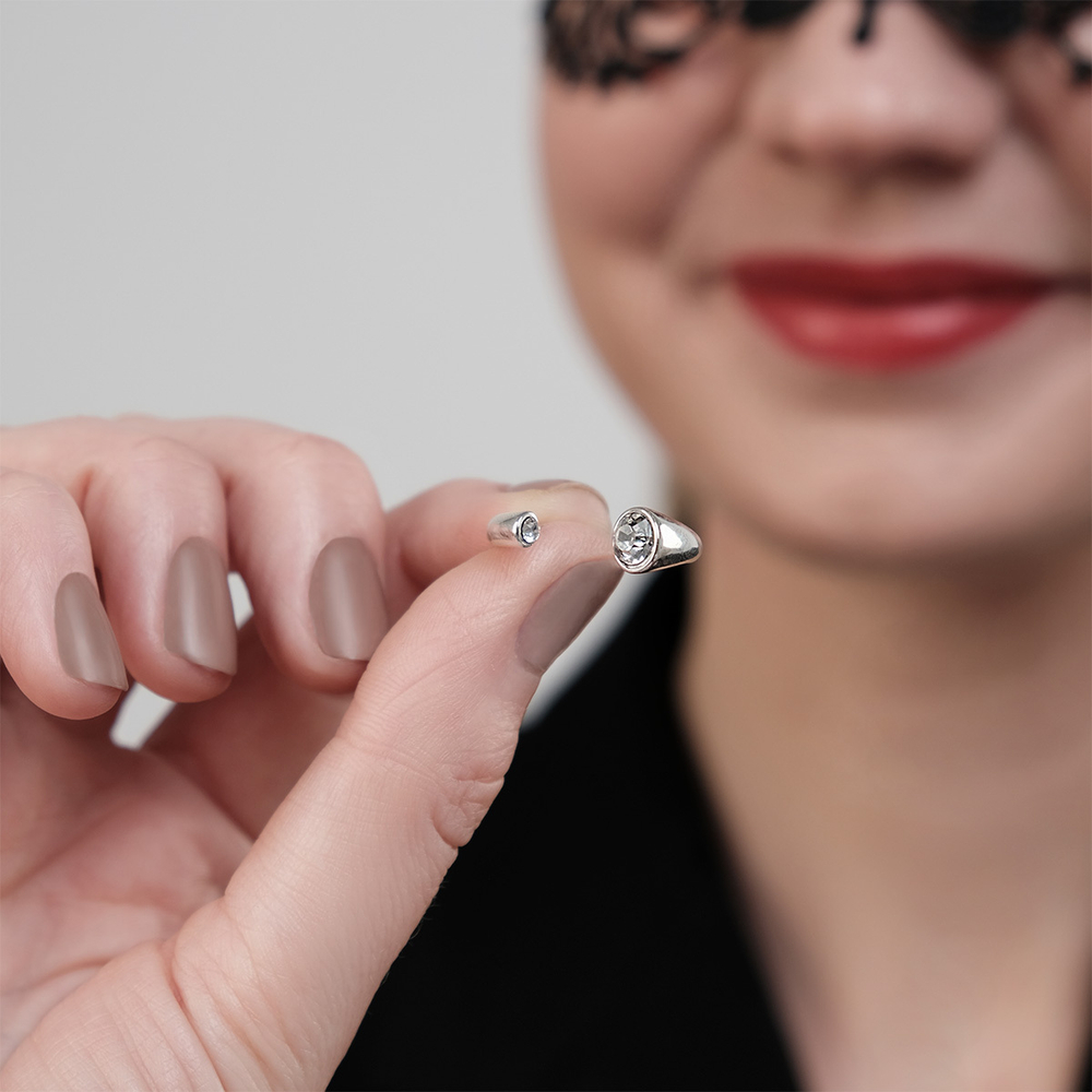 "Гилея" кольцо в серебряном покрытии из коллекции "Ералаш" от Jenavi