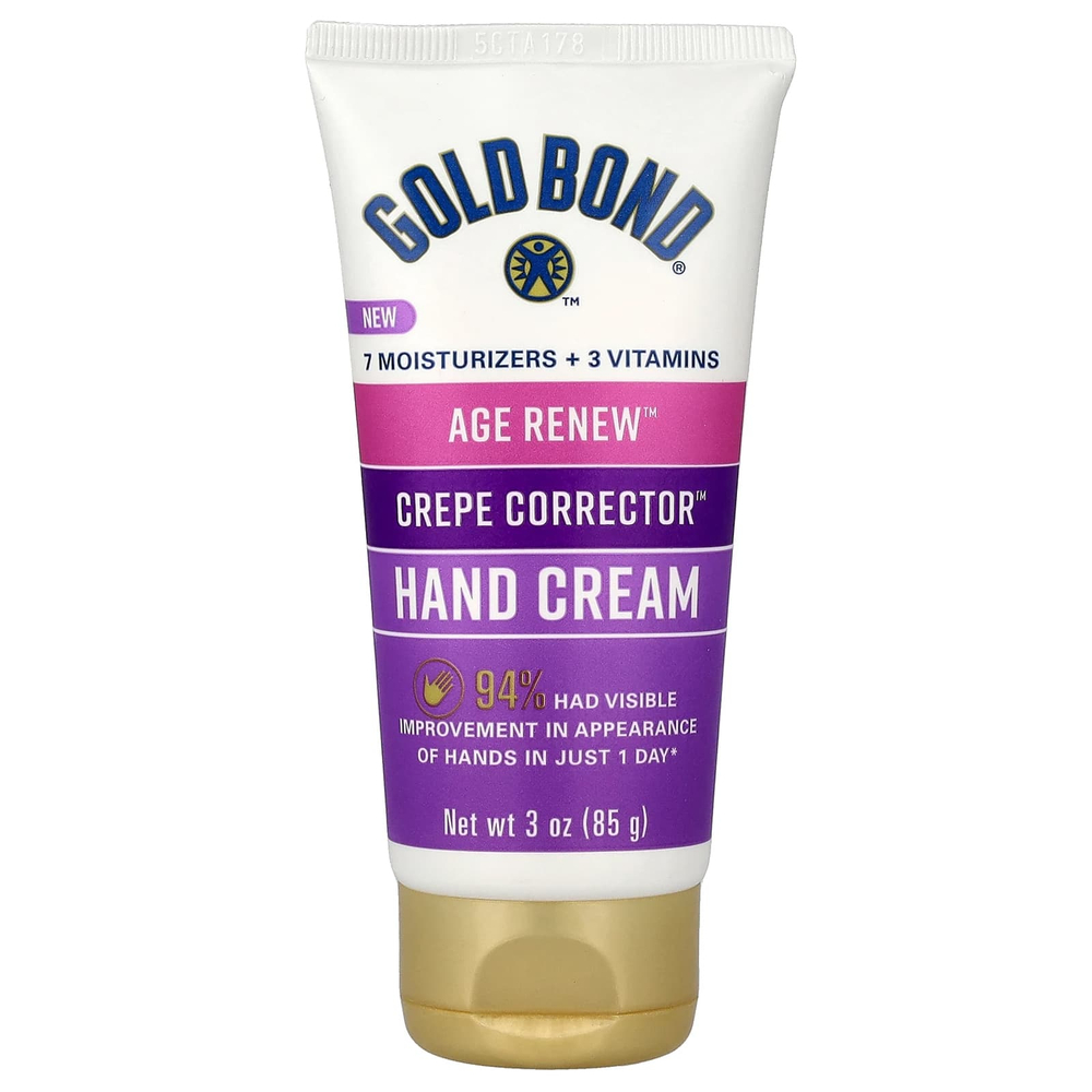 Gold Bond, Age Renew™, крем для рук Crepe Corrector™, 85 г (3 унции)