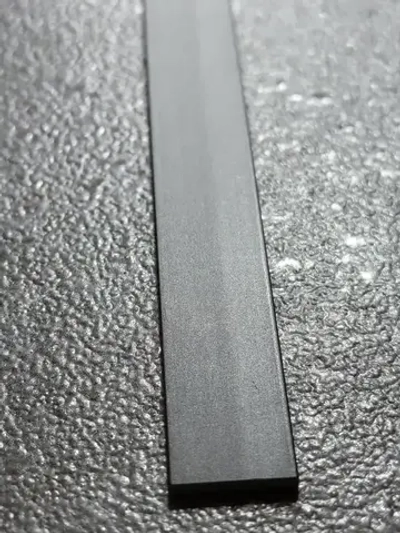 Полоса алюминиевая декоративная 10х1.5мм 2.7м Чёрный матовый