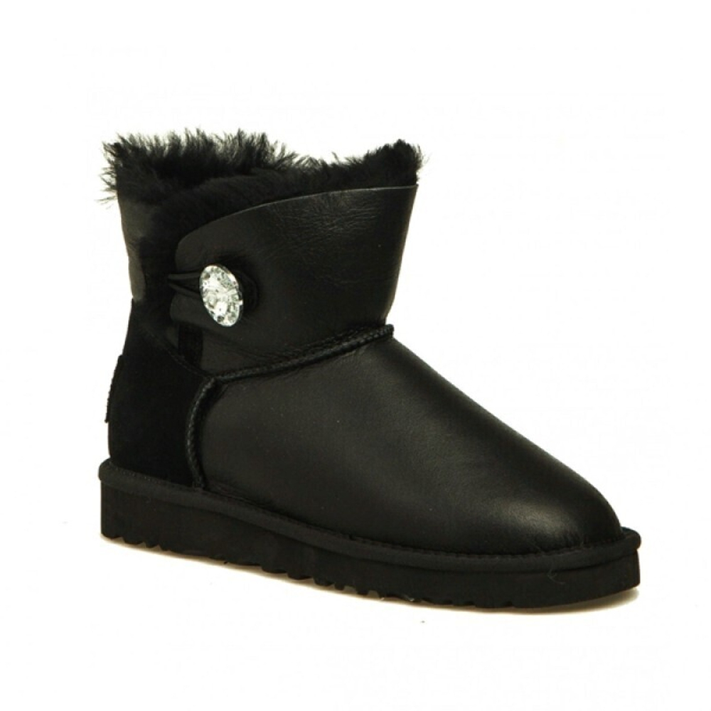 Угги Mini Bailey Button Bling Metallic Black